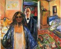 der Künstler und sein Modell 1921 Edvard Munch